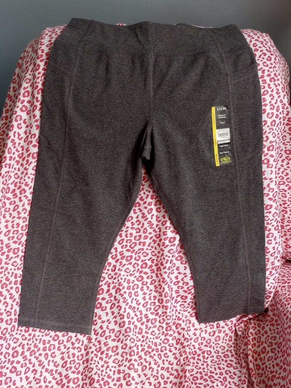 Girls' Heather Gray Active Capris